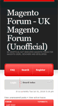 Mobile Screenshot of magento-forum.co.uk