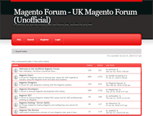 Tablet Screenshot of magento-forum.co.uk